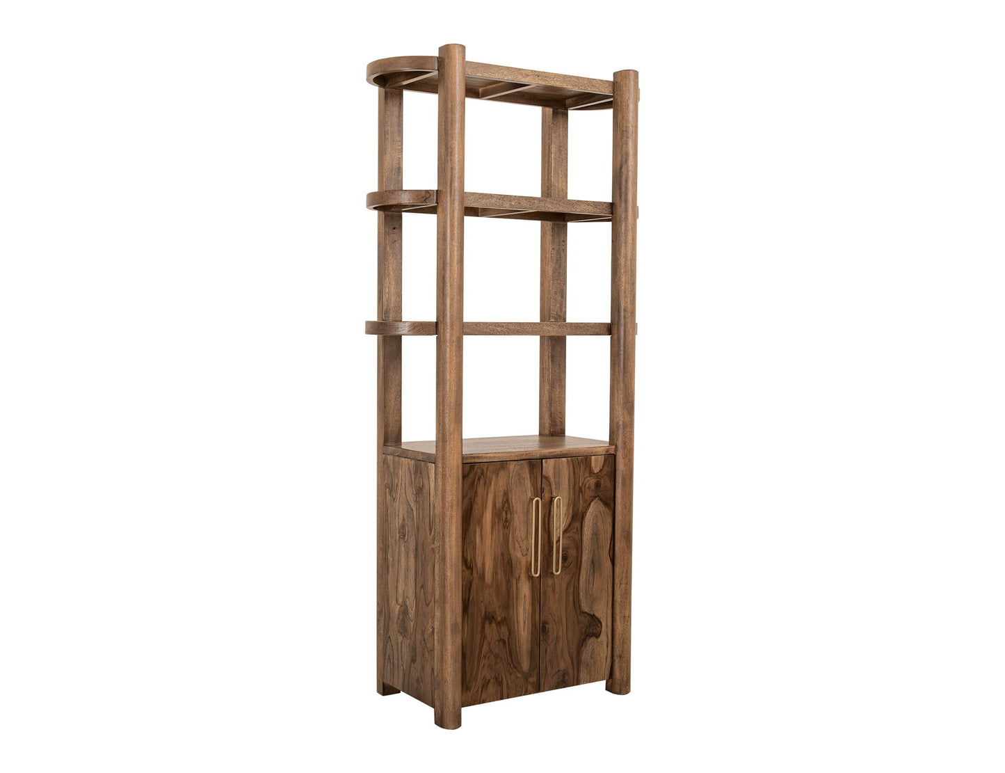 Balam - Pier With 2 Door And 3 Shelf - Light Brown