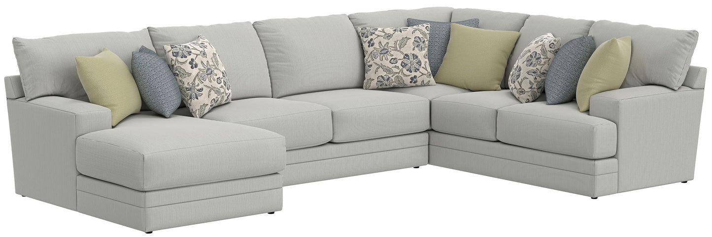 Stockbridge - Sectional With Comfort Coil Seating And 9 Accent Pillows Included