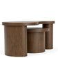 Santa Cruz - Bunching Cocktail Tables - Whiskey Oak