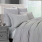 Matelasse - Queen Duvet Cover Set (Set of 3) - Gray