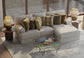 Tori - Sectional With Comfort Coil Seating And Accent Pillows Included