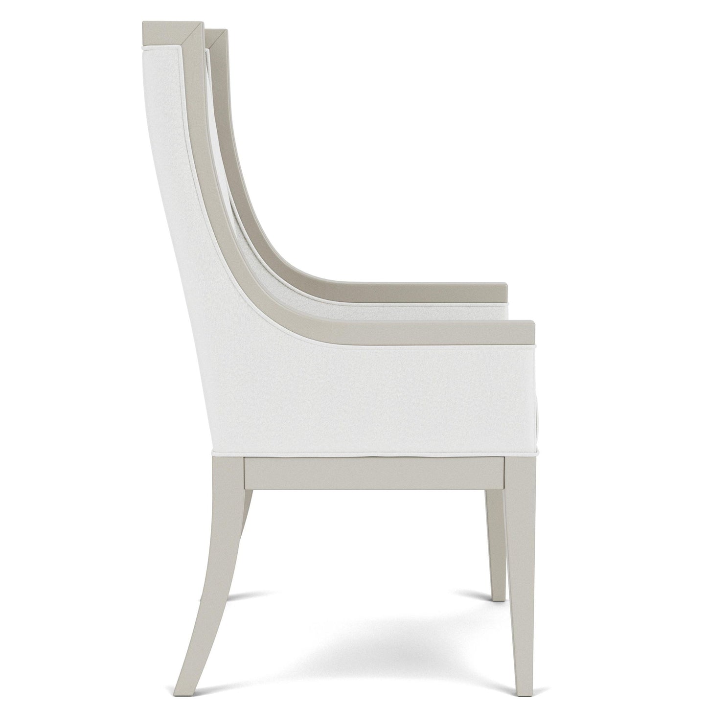 Hepburn - Upholstered Host Chair (Set of 2) - White