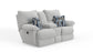 Lenny - Power Lay Flat Reclining Console Loveseat