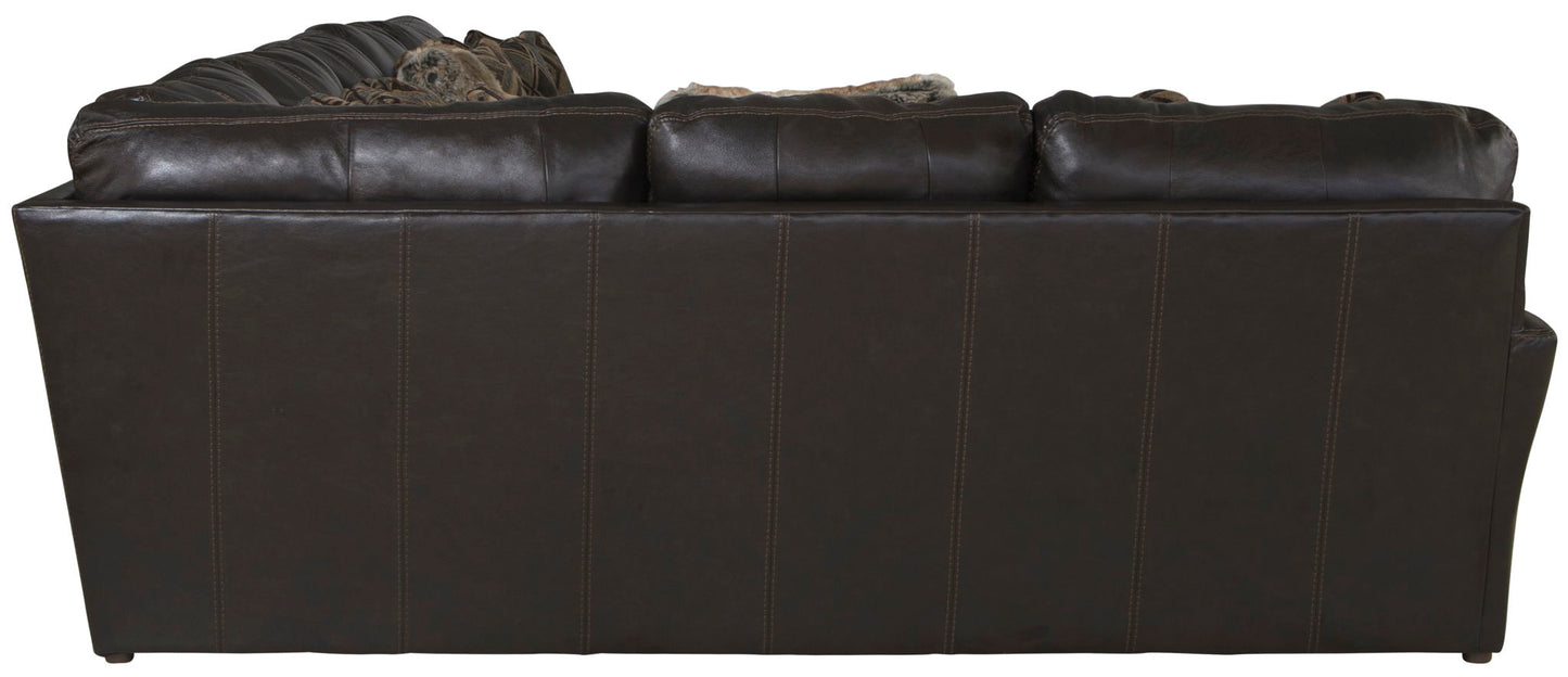 Denali - Italian Leather Match Sectional
