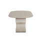Gwendolyn - Oval Table Top And Base - Beige