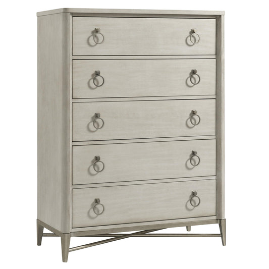 Maisie - 5 Drawer Chest - Champagne