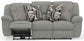 Trifecta - Sofa With 3 Recliners and Drop Down Table