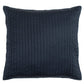 Satin Channel - Quilted Euro Sham - Blue