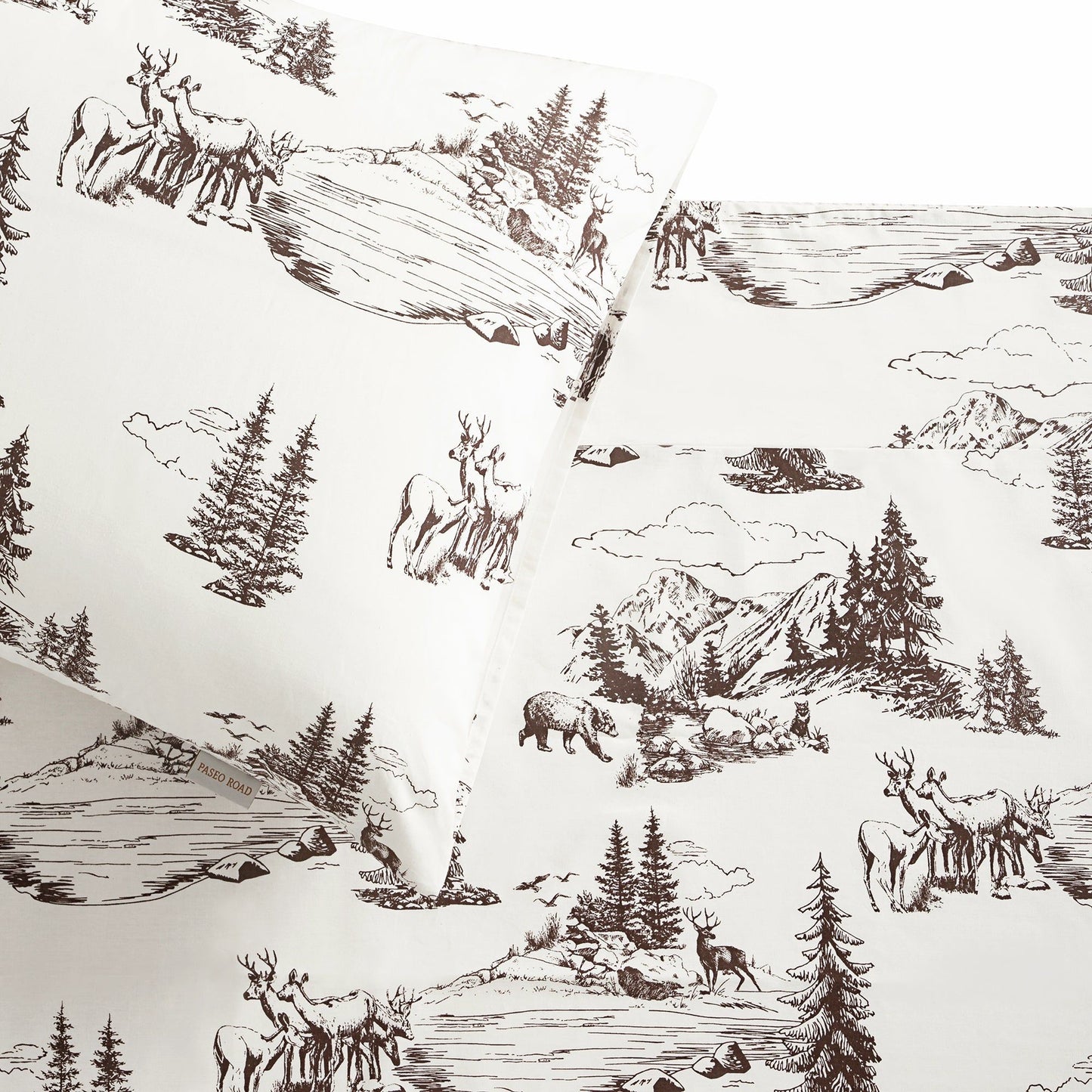 White Pine - King 200TC Cotton Sheet Set (Set of 4) - White