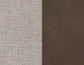 Tumbi - Armchair - Ivory / Brown