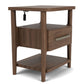 Delia - Accent Nightstand - Nouveau Walnut