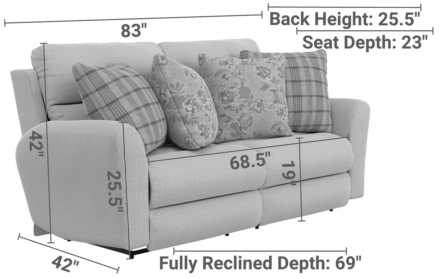 Chappy - Lay Flat Reclining Sofa