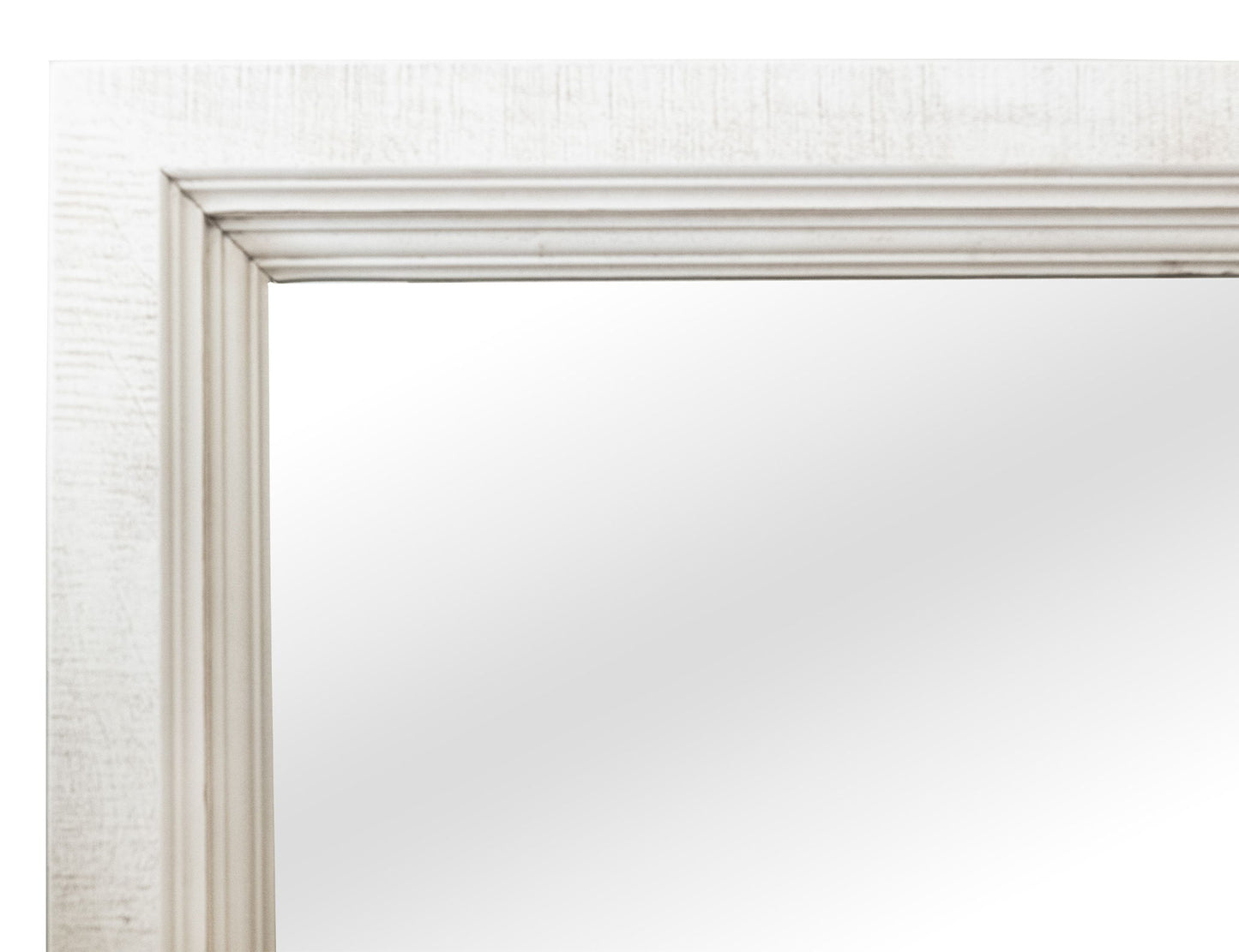 Stoa - Mirror - White / Brown