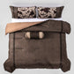 Caldwell - King Comforter Set (Set of 5) - Brown