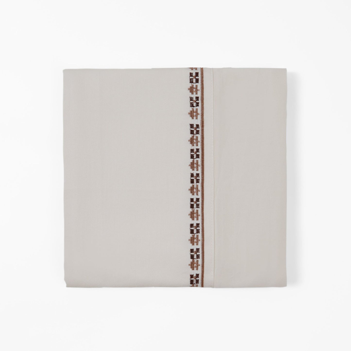 Fair Isle - Queen 350TC Rustic Sheet Set (Set of 4) - Cream