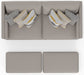 Trevor - Extra Deep Oversized Sofa With Included Storage Cocktail Ottoman