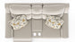 Micah - Power Headrest Power Deep Seat Reclining Console Loveseat - Oatmeal