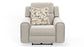 Micah - Power Headrest Power Deep Seat Lay Flat Recliner - Oatmeal