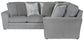 Glacier - Sectional With Included Accent Pillows