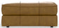 Corvara - Top Grain Italian Leather Match Ottoman - Caramel