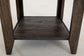 Teak - Chairside Table - Oil Black