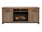 Parota - 70" Electric Fireplace - Dark Brown