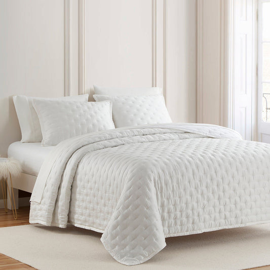Lyocell - Full/Queen Eucalyptus Quilt Set (Set of 3) - White