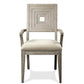 Cascade - Upholstered Wood Back Arm Chair (Set of 2)