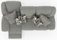 Trifecta - Sofa With 3 Recliners and Drop Down Table