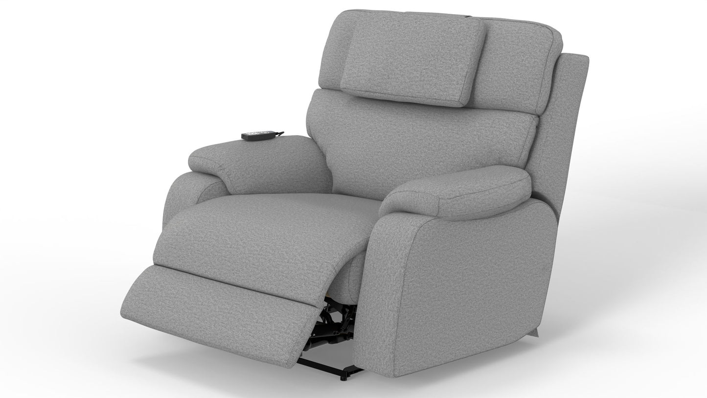 Dreamtime - 48" Power Headrest Power Lay Flat Recliner With CR3 Heat/Massage/Zero Gravity