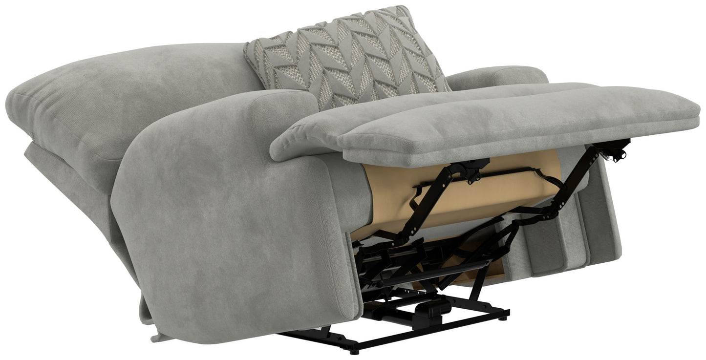 Renaldo - Power Recliner With Zero Gravity Recline - Stone