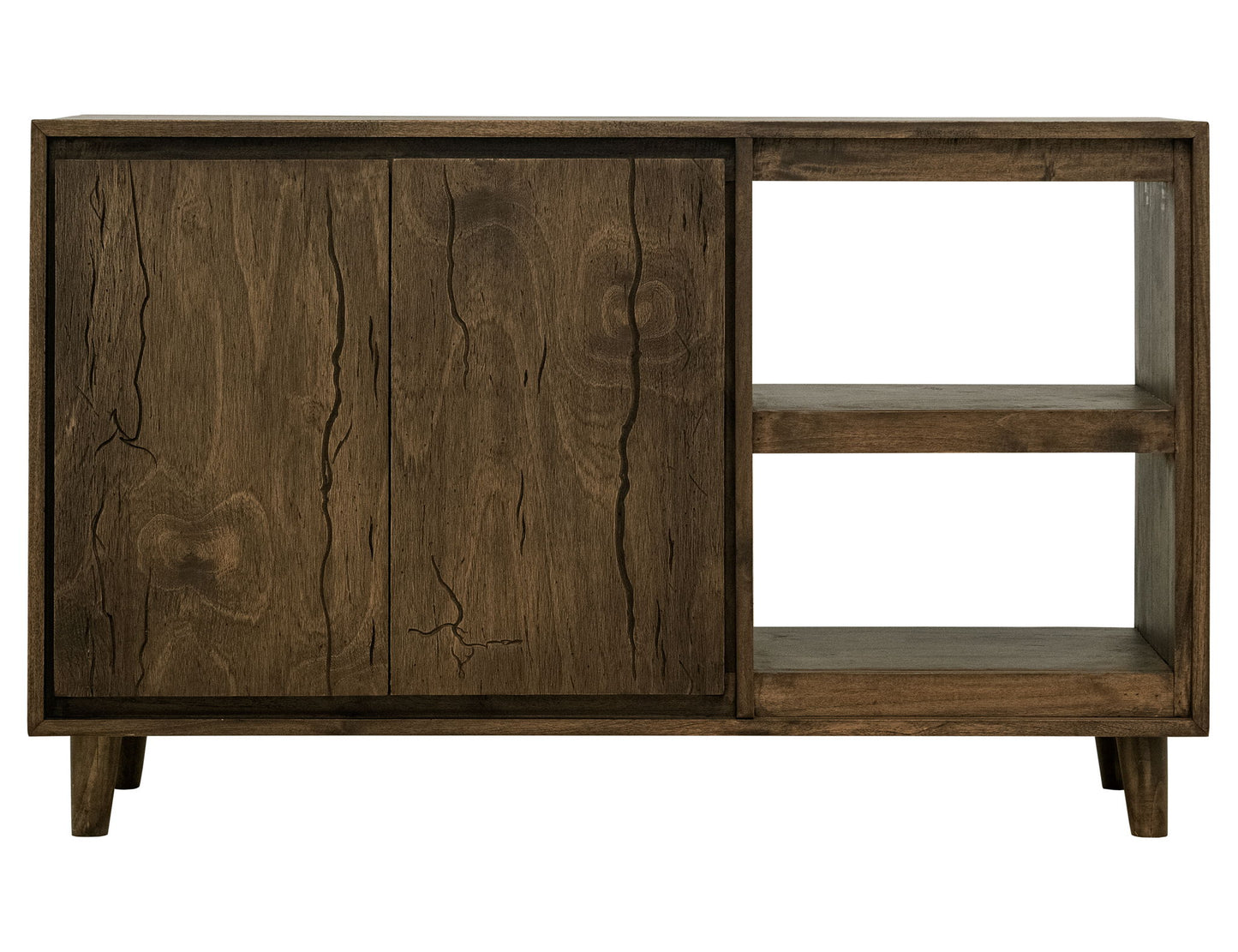 Savia - 2 Door Wood TV Stand - Brown