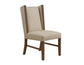 Silver - Upholstered Chair (Set of 2) - Ivory / Brown