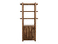 Balam - Wall Unit With Electric Fireplace Insert - Light Brown