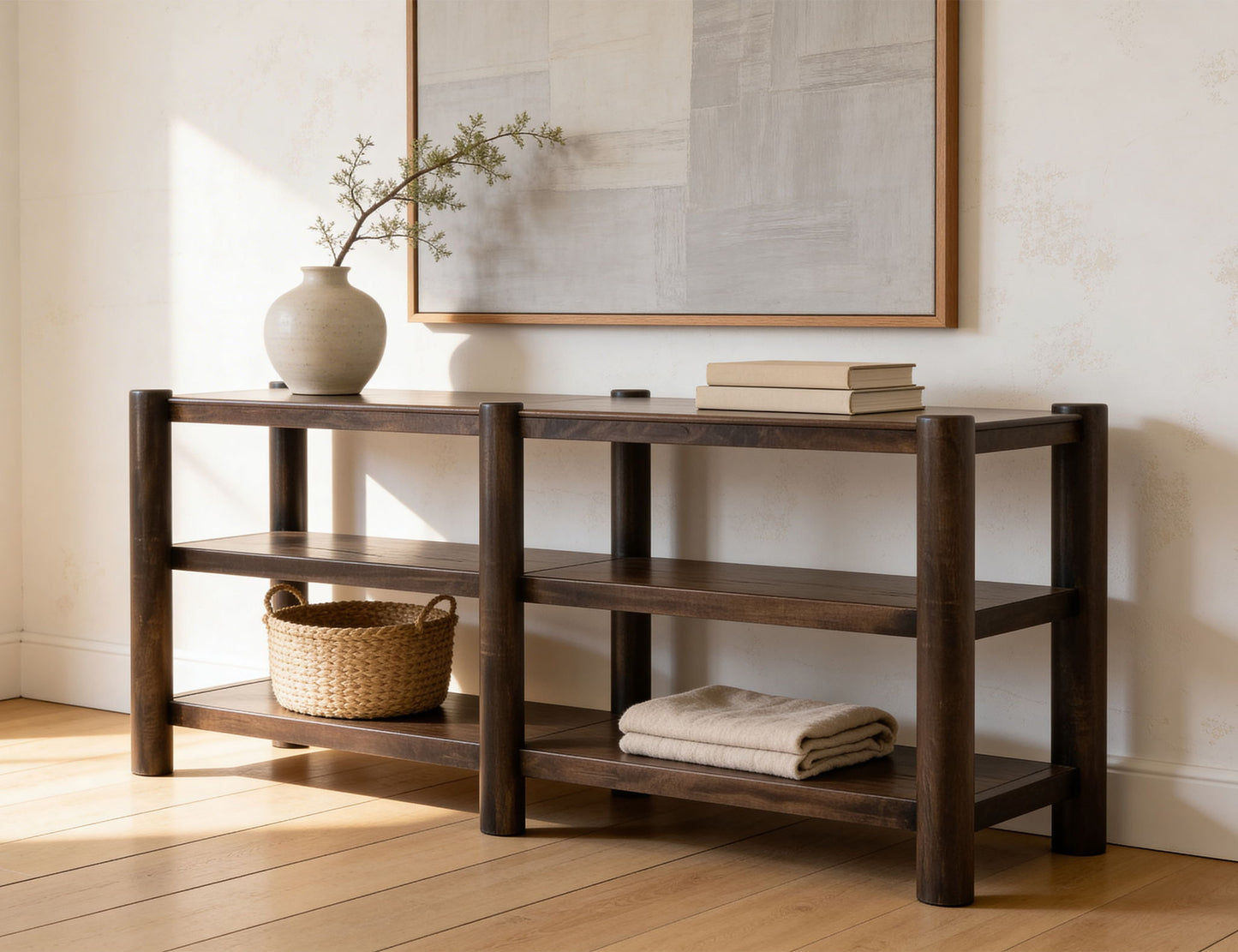 Liana - TV Stand/Console - Dark Brown