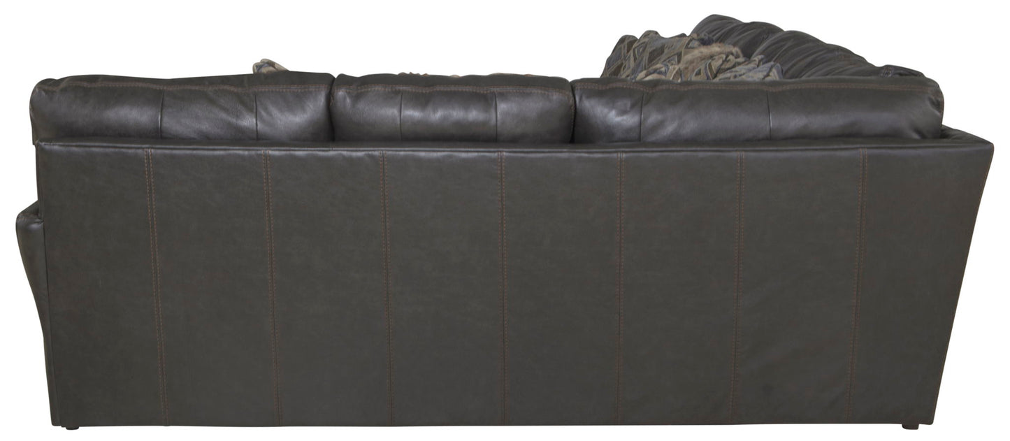 Denali - Italian Leather Match Sectional
