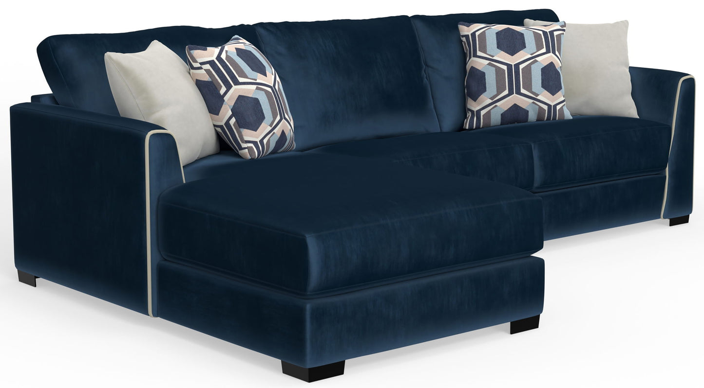Jetson - Sectional With Comfort Coil Seat Cushions And Included Accent Pillows