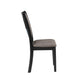 Potomac - 5 Piece Round Dining Set (Table & 4 Chairs) - Brown / Black