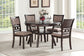 Gia - Round Dining Set