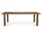 Silver - Rectangular Dining Table - Brown