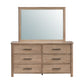 Anika - Mirror - Natural / Brown