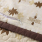 Dakota - King Reversible Quilt Set With 2 King Shams (Set of 3) - Tan
