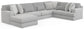 Logan - Upholstered Sectional With Comfort Coil Seating And Accent Pillows Included
