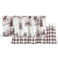 White Pine - Quilted Valance - White