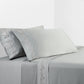 Scroll Sheet - King 350TC Gray Scroll Embroidered Sheet Set (Set of 4) - Gray