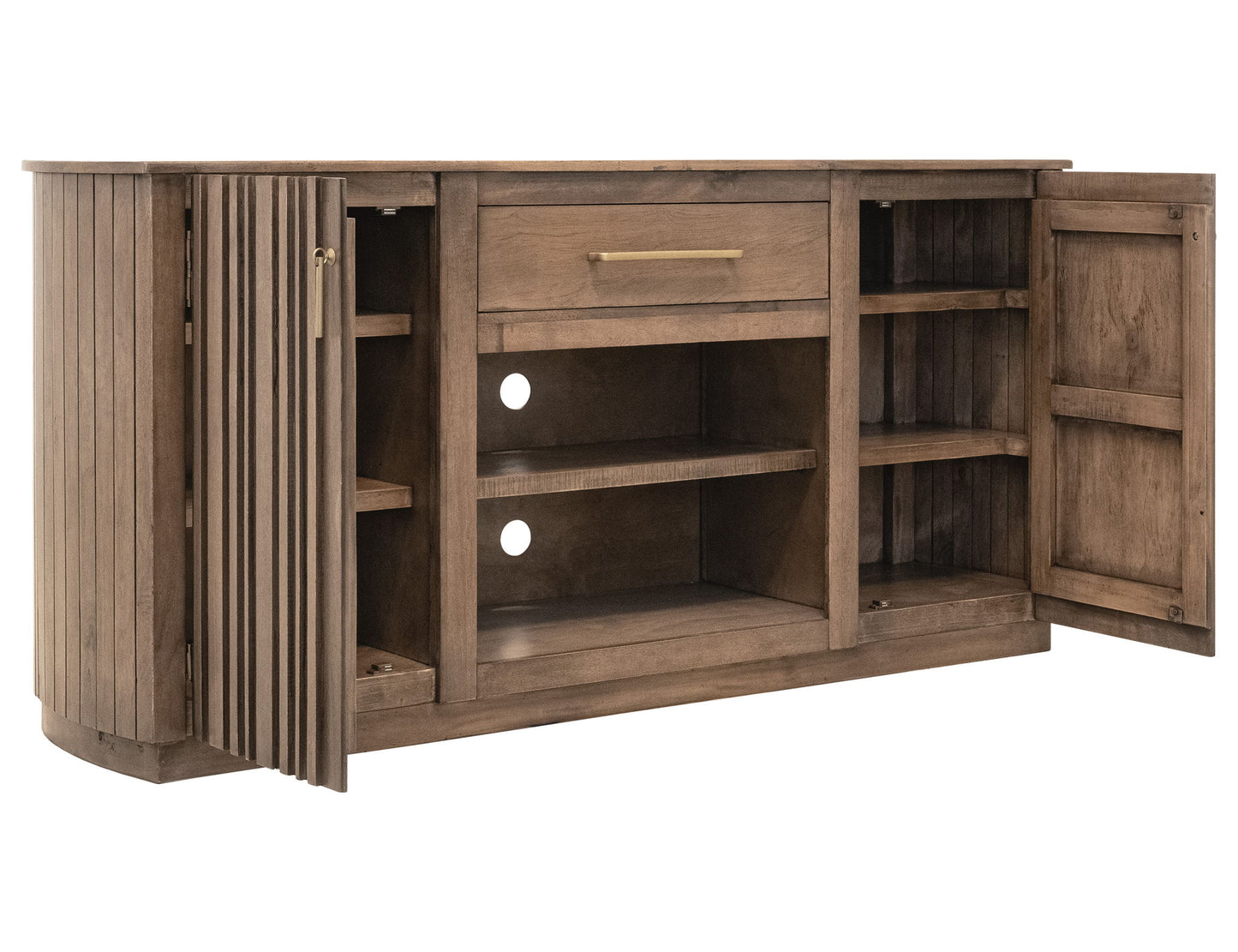 Mezquite - 1 Drawer & 2 Door TV Stand For Fire Place