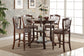 Bixby - Counter Table & 4 Chairs - Espresso