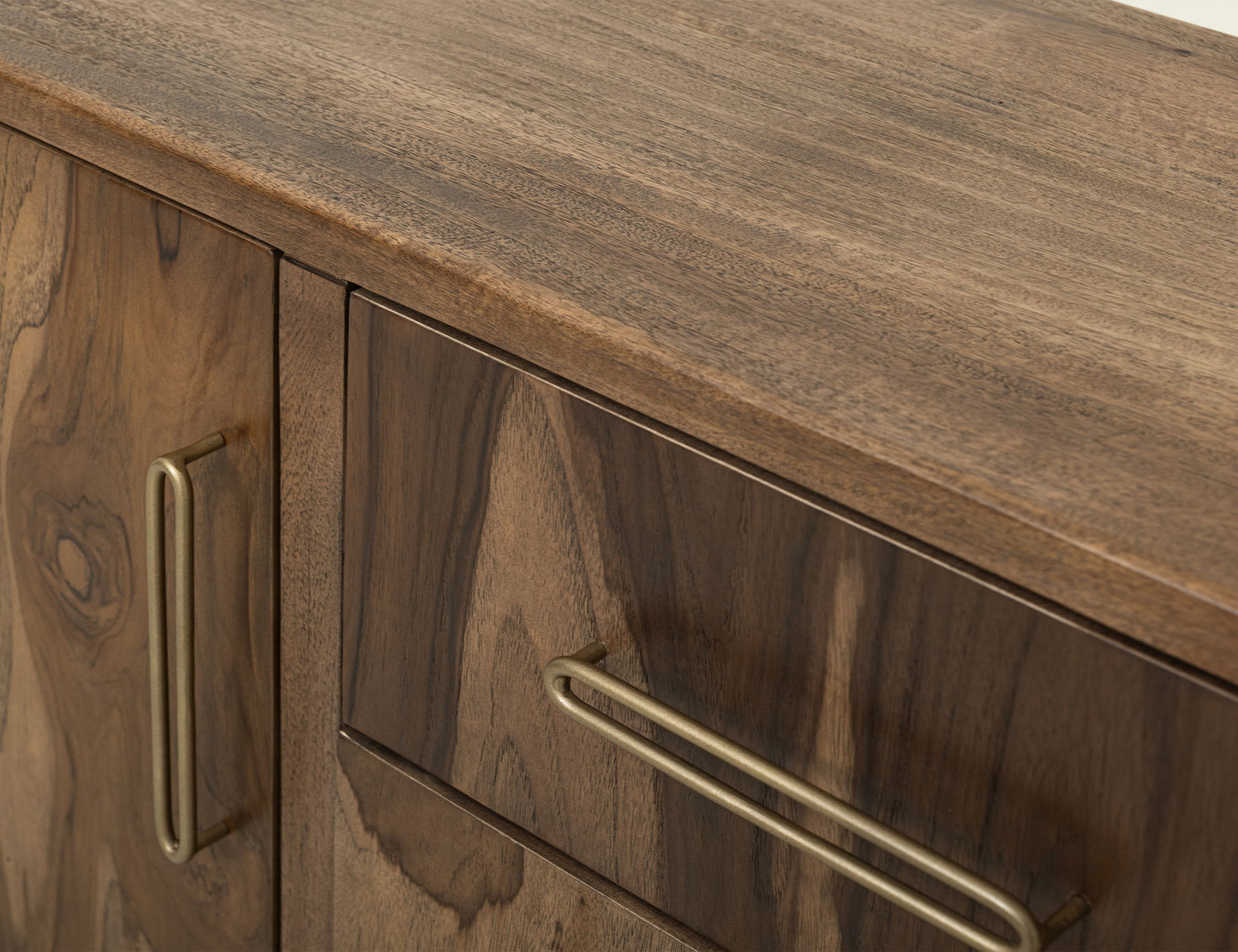 Balam - 4 Drawer & 2 Door Buffet - Light Brown