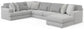 Logan - Upholstered Sectional With Comfort Coil Seating And Accent Pillows Included
