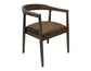 Natural Teca - Wooden Armchair - Quartersawn Oak / Marooned Brown